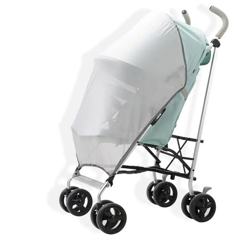 

Baby Stroller Sun Block UV Resistant Mosquito Nets Children's Trolley Universal Stroller with An Umbrella Mosquito Net