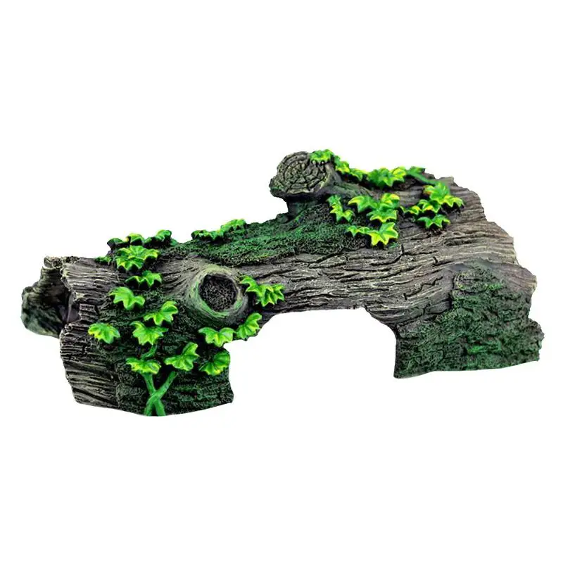 

Innovative Tree Hole Resin Decoration Fish Tank Reptile Aquarium Landscaping Tree Hole Shelter Spider Snake Lizard Tortoise Cave