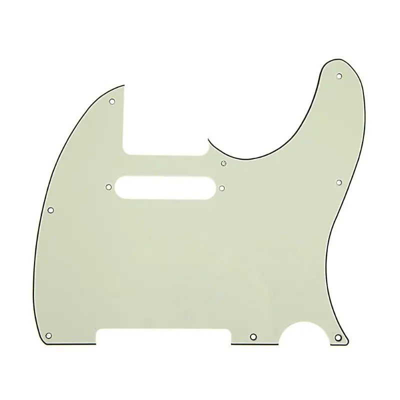 3Ply состаренная перламутровая Накладка для гитары Tele style Гитара Pickguard состаренная белая жемчужина музыкальный инструмент Аксессуары для гитары 7 цветов