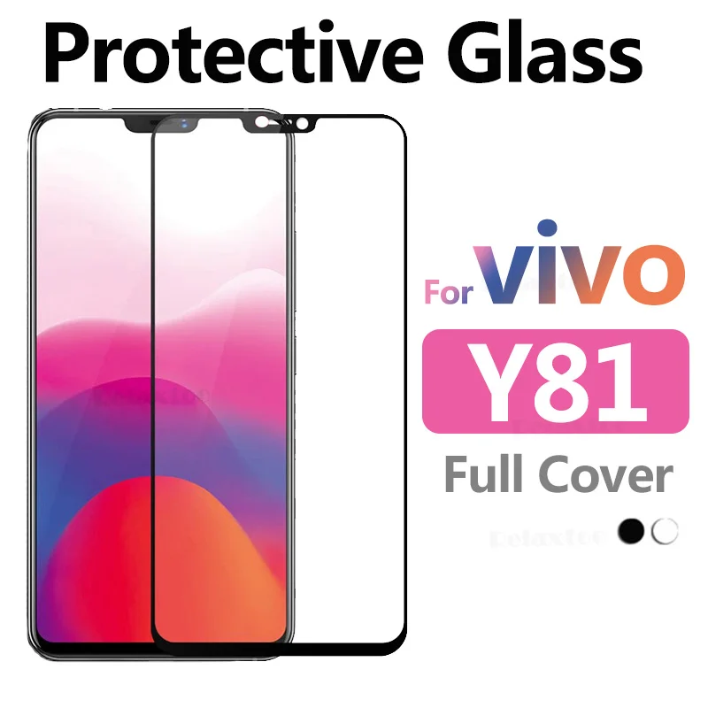 Закаленное стекло для Vivo Y81 6 22 дюймовая защитная пленка на полный экран vivi viva y81
