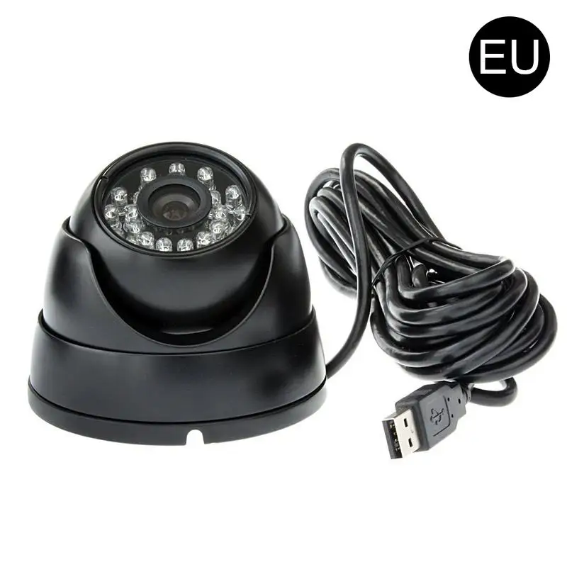 USB камера наблюдения Full HD ночного видения инфракрасный светодиодный купольная