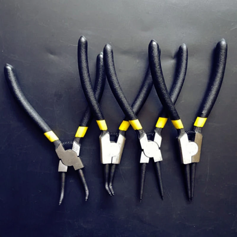 

4 Pcs Set Snap Ring Pliers Plier Set 7 Circlip Combination Retaining Clip Tool