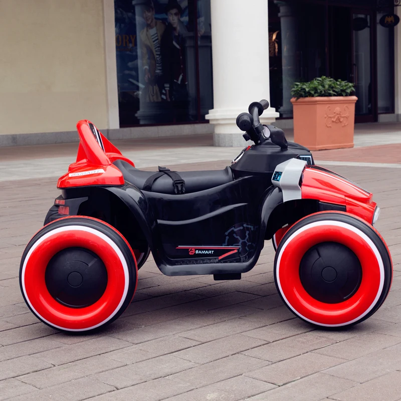2019 Детская электрическая машина Rideable светящийся четырехколесный мотоцикл с