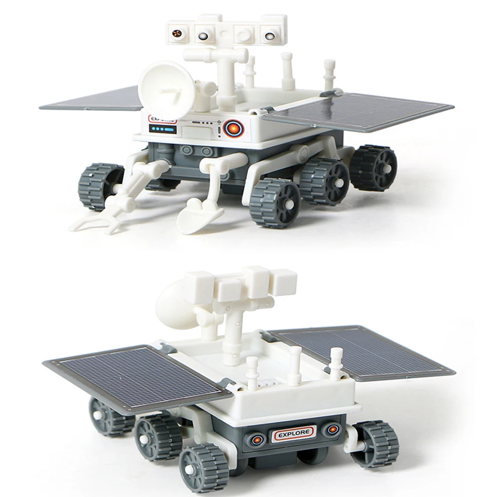

DIY Spaceship Lunar Exploration Fleet Transformation Robot Kits Solar Power Educational Building Block Toy Kids Gift