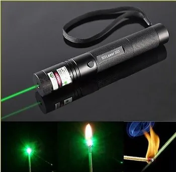 

High power 500w 500000M Green laser pointer 532nm Focusable Burning match, burn cigarettes, SD light, Astronomy Lazer Hunting