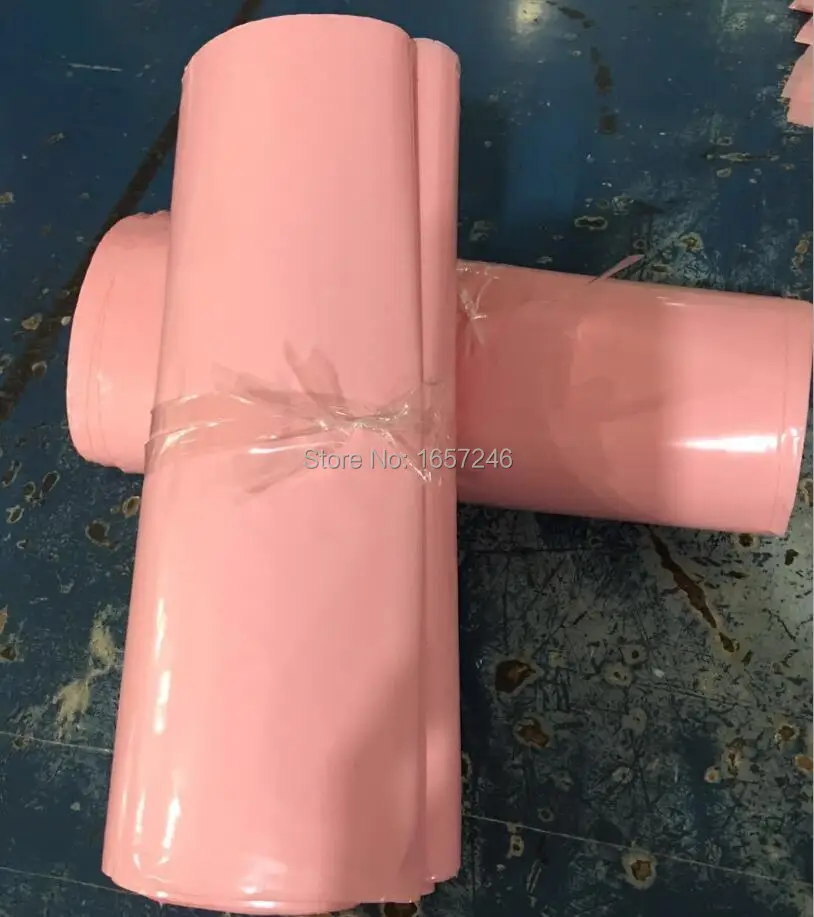 

1000pcs/Lot Barbie Pink Light Pink Green Envelopes Poly Mailer BY Mail PlasticMailing Bags Envelope High Quality 17*30cm