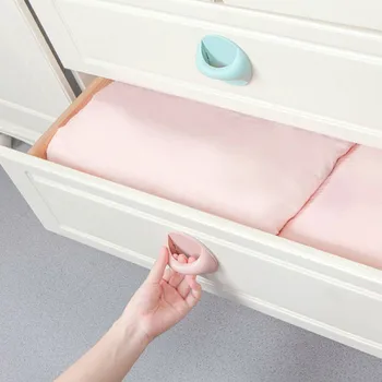 

1pcs Strong Paste Open Sliding Door Handles Household Cabinet Drawer Glass Window Self-adhesive Handle Tool