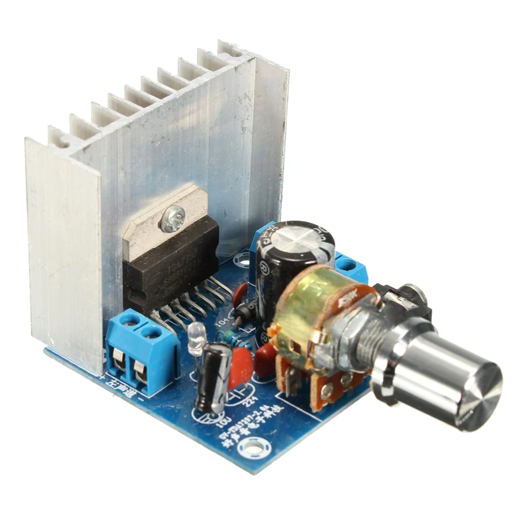 AC/DC 12 V/2A TDA7297 2x15W цифровой аудио усилитель DIY Kit двухканальный модуль|Запасные