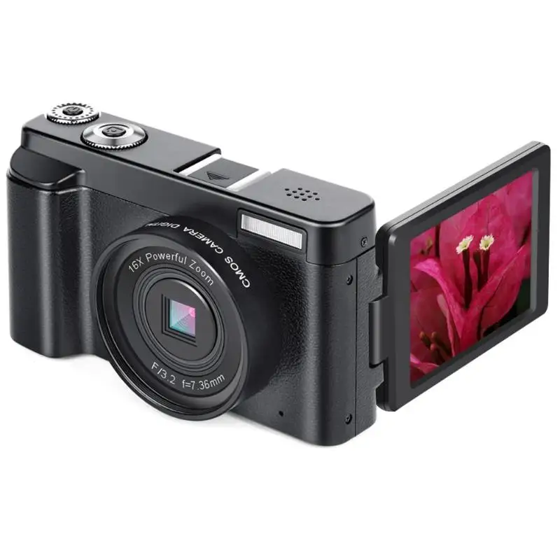 Alloet P11 Flip 3 pulgadas pantalla WIFI cámara Digital completa HD1080P 30FPS 24MP 16X Zoom CMOS USB2.0 HDMI cámara Digital grabadora de vídeo