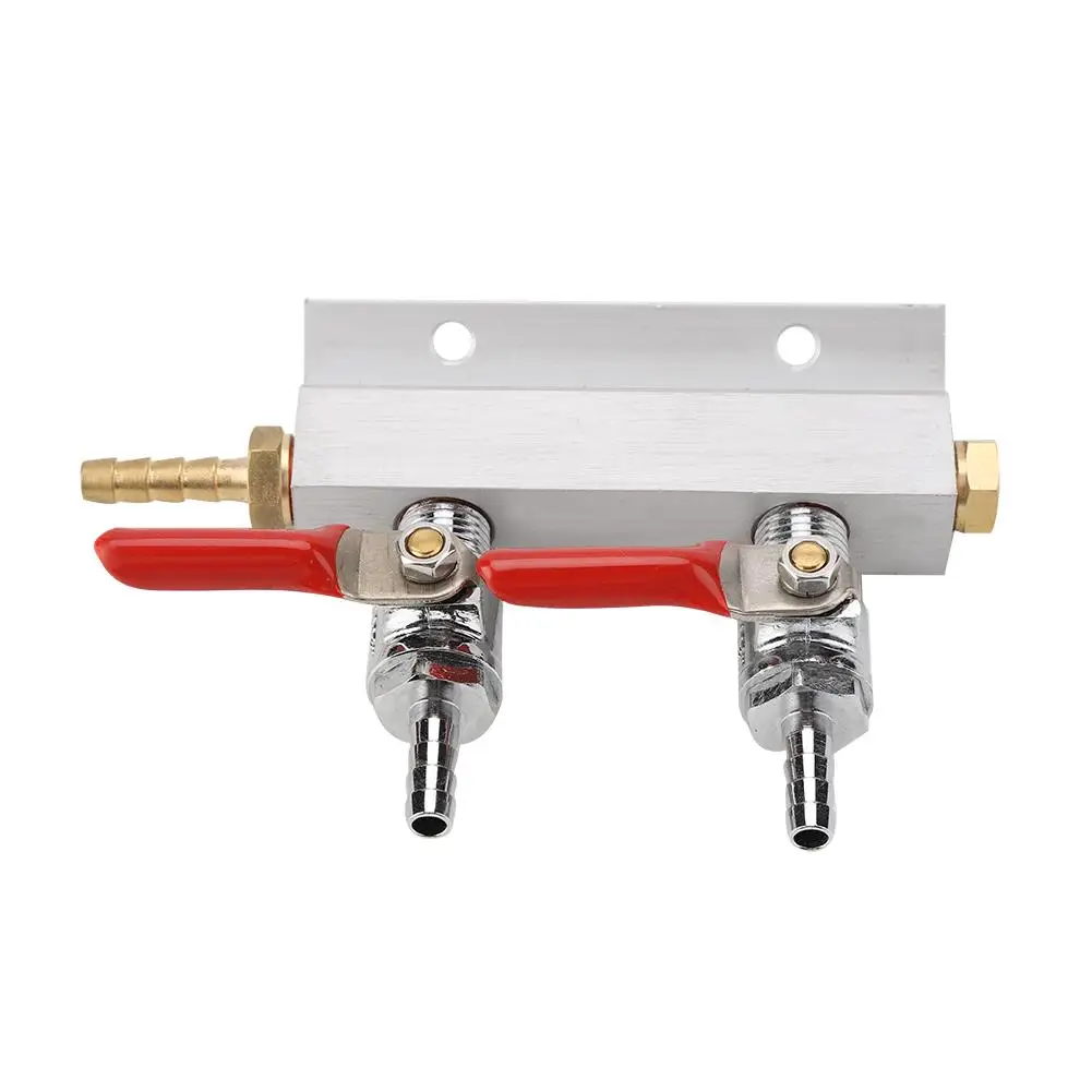 

2/3/4 Way CO2 Air Gas Distribution Manifold Splitter Draft Beer Kegerator With Check Valves For Homebrew Beer Brewing