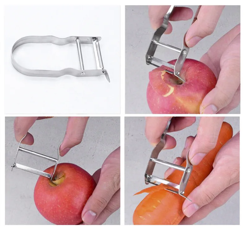 Кухня пособия по кулинарии инструменты овощей apple Peel ножи оранжевый Картофеля