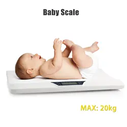 Новорожденных детские домашние младенческой масштаба Abs ЖК-Дисплей Вес малышей растут электронный счетчик цифровой профессиональный до 20