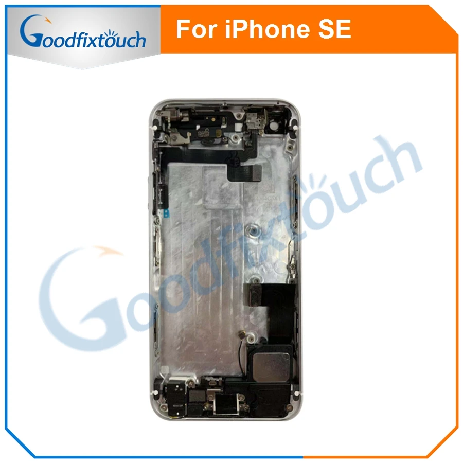 Задняя крышка для iPhone SE корпус аккумуляторной двери задняя в сборе батареи с
