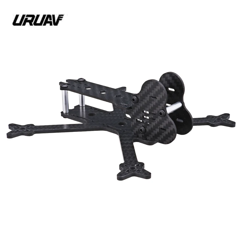 

URUAV UF4 3 Inch 150mm Carbon Fiber FPV Racing Frame Kit 3mm Bottom Plate for RC Drone