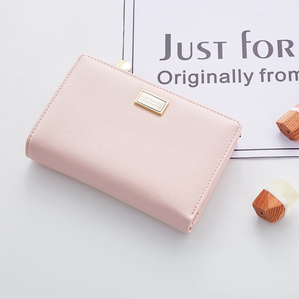 

Ladies Change Small Card Bag Fashion Cross Pattern Simple Multi-Card Lady Wallet Women Coin Purse