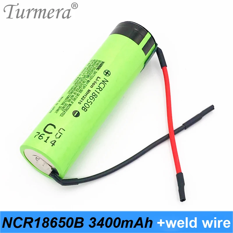original 18650 3400mah ncr18650b welding wire 18650 rechargeable battery 3.7v 18650 for shura screwdriver and power bank battery original 18650 3400mah ncr18650b welding wire 18650 rechargeable battery 3.7v 18650 for shura screwdriver and power bank battery
