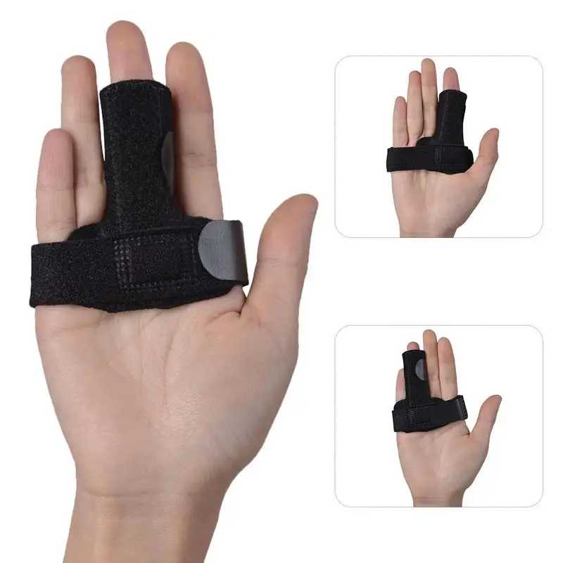 

Adjustable Finger Splint Brace Finger Correction Support Fracture Fix Arthritis Pain Relief Hand Protector Finger Strap Supports