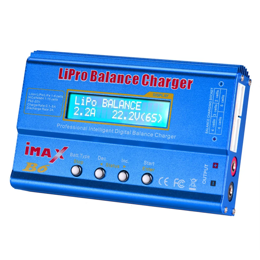 Зарядное устройство iMAX B6 80 Вт Lipo NiMh Li Ion Ni Cd цифровое RC балансирующее зарядное Dis с