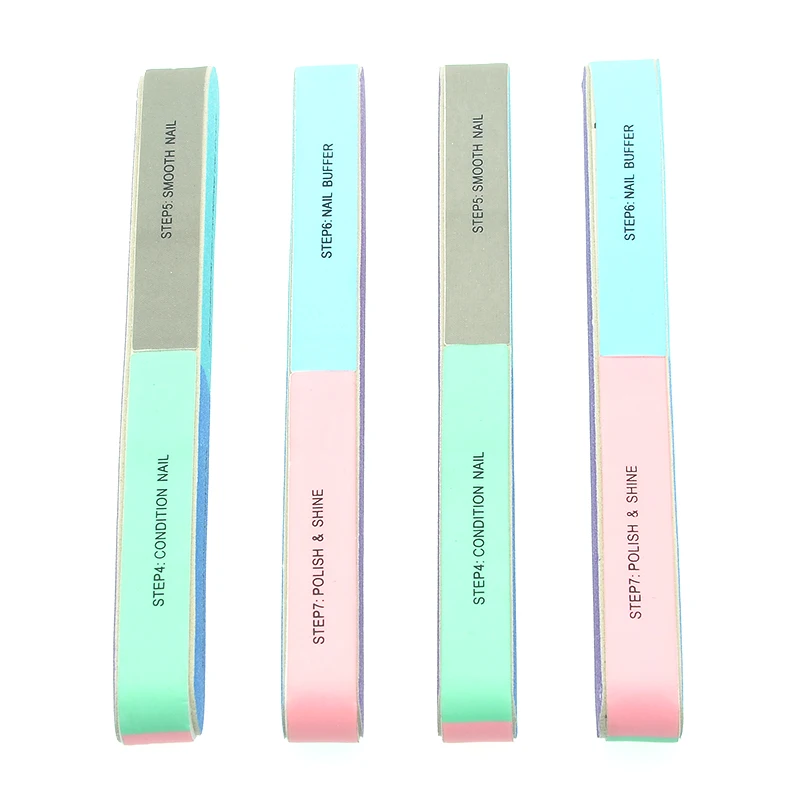 

3Pcs Cheap Six-sided Polishing File Nail Tools Creative Nail File Sanding Professional Nail Files for UV Gel Nail Polish HE0032