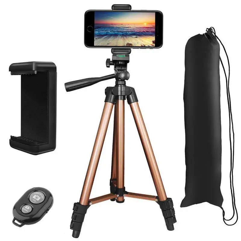 Portable Camera Tripod 360 Degree Rotate 2.5kg Load Quick Flip Leg Lock