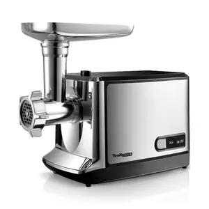 Picadora de Carne el/éctrica 2800W Potente picadora de Acero Inoxidable Picadora de Salchicha Cortadora de picadora de Carne para Cocina Rojo