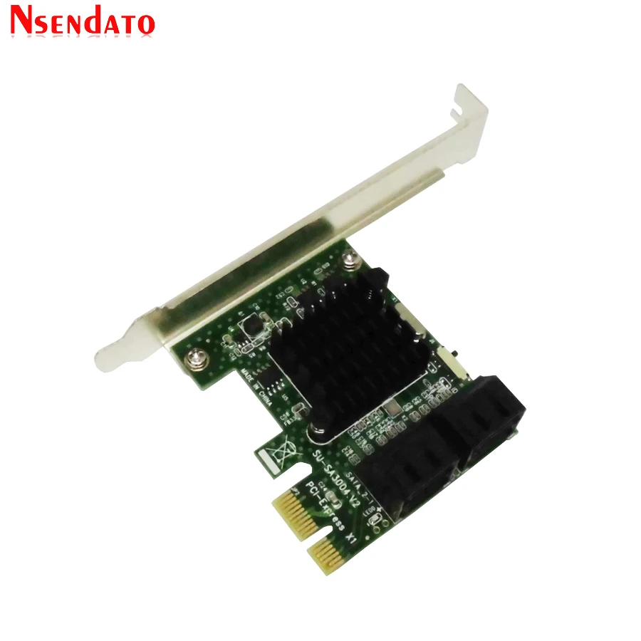 PCIE к SATA 3 0 карта PCI E адаптер Express 6G SATA3.0 4 порта III расширения контроллера для SSD HDD IPFS