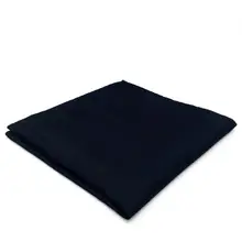дешево! EH20 Mens Pocket Square Сплошной темно-синий шелковый жених Классический платок Модное платье
