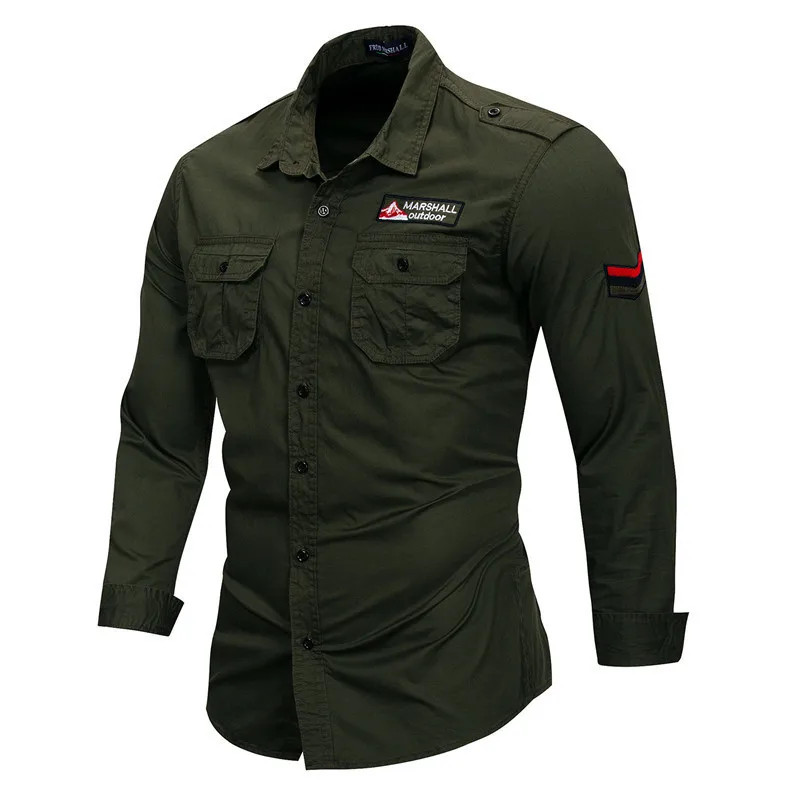 

Men Shirts Button Down Long Sleeve Cotton Man Overshirt With Pocket Slim Fit Shirt Spring Man Clothes EU Size Homem Camisa
