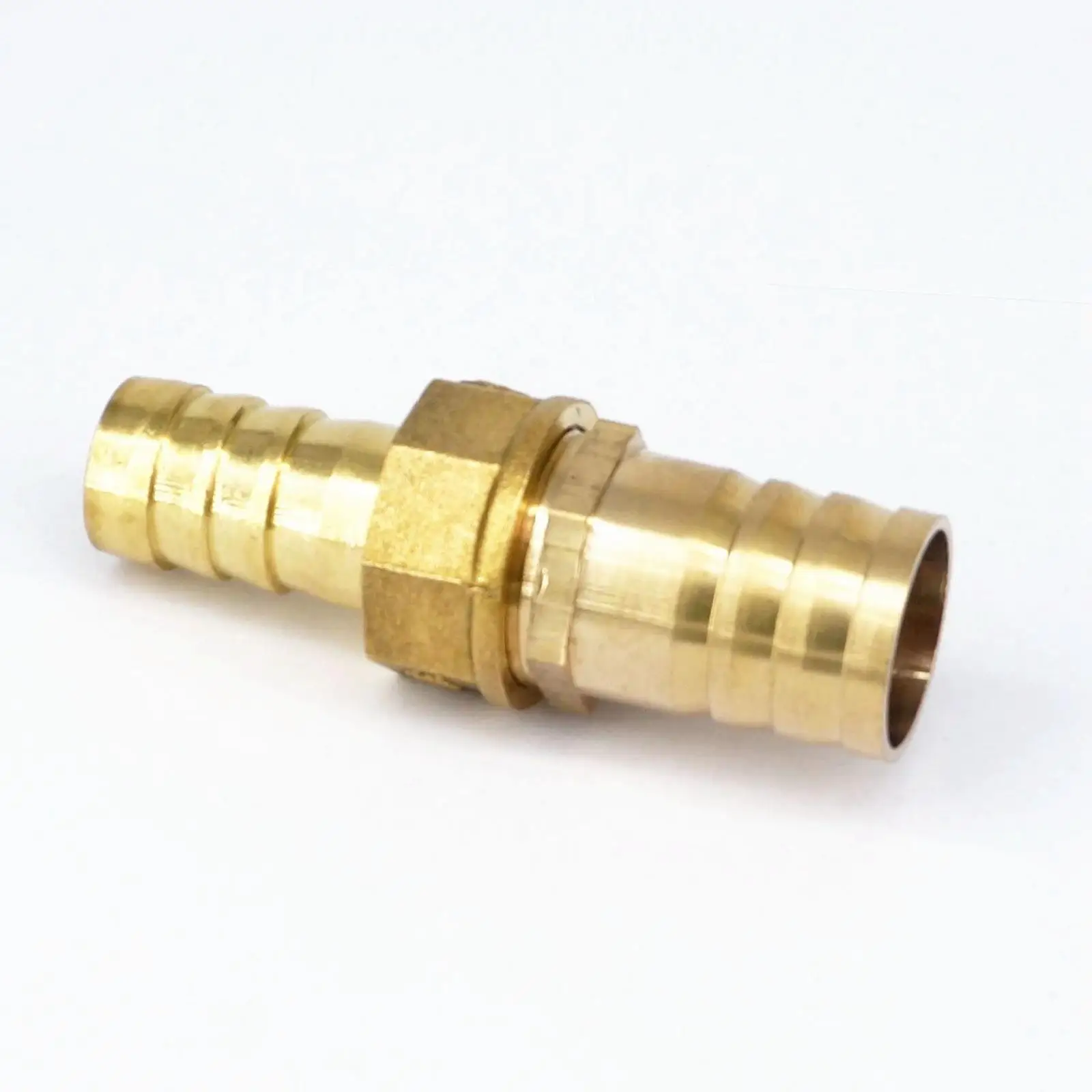 Hose Barb I/D 19mm x Hose Barb I/D 25mm Brass coupler Splicer Connector fitting for Fuel Gas Water