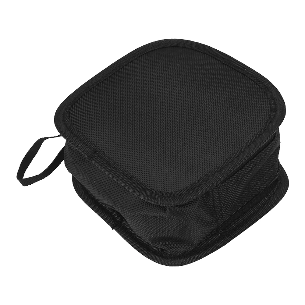 Soonhua 9 Slots Camera Bag Durable Nylon Filter Case Wallet Pouch Camera Accessory With Double Zipper? Detachable Shoulder Strap