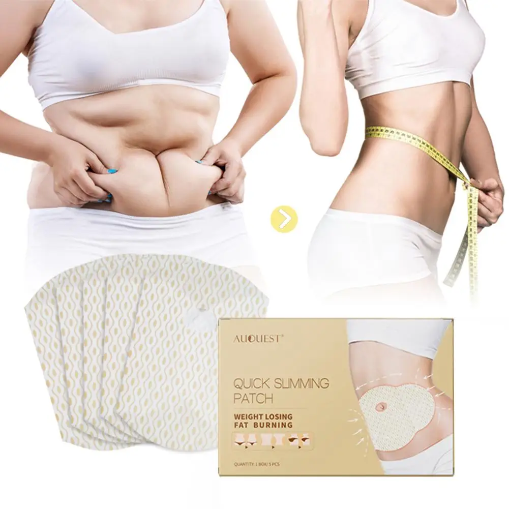 

5PCS Fast Slimming Patch Health Abdominal Leg Body Fat Burning Slimming Weight Loss Stickers Slim Patch