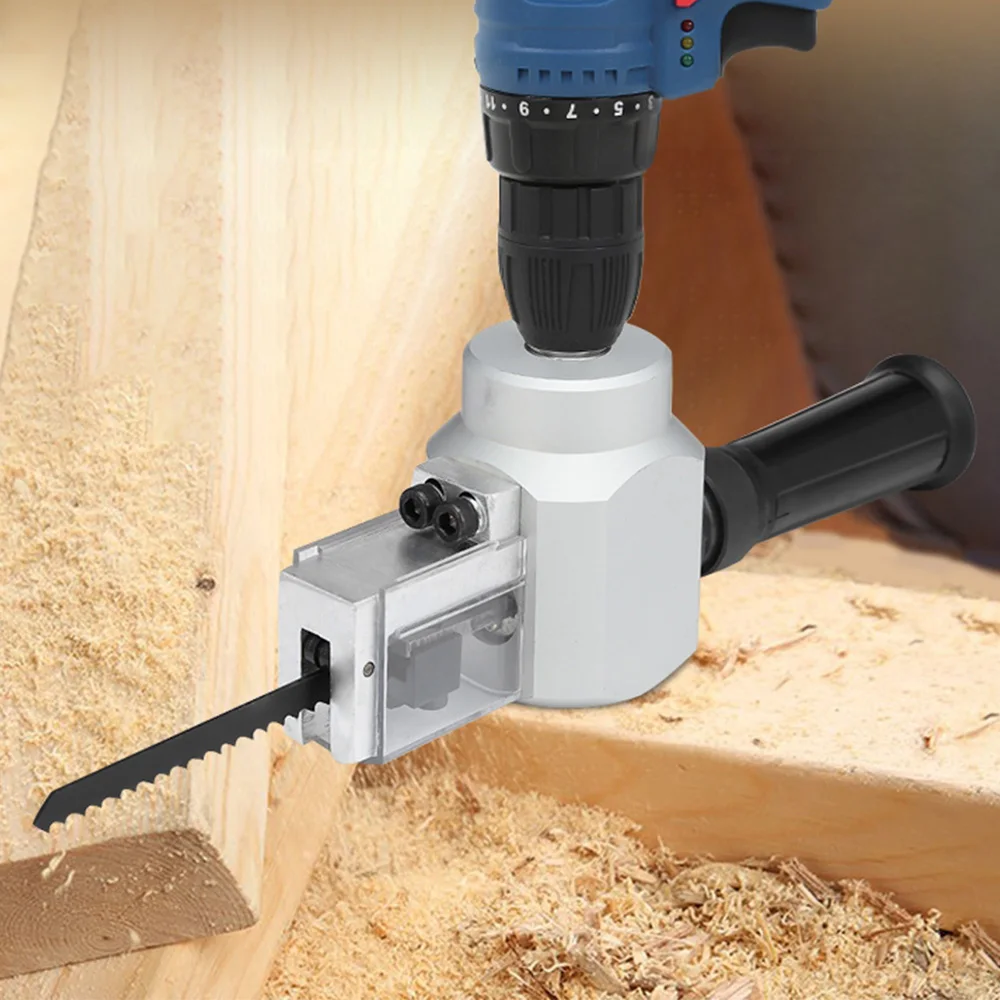 

Famirose Dual-Use Jig Saw Nibbler Metal Sheet Cutter for Electric Drill Professional Durable Power Tool Accessories for Cutting