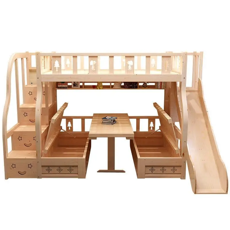 Mobili لكل La كازا Yatak Odasi Mobilya الحديثة Infantil المؤخرة مجموعة واحدة Mueble Moderna كاما أثاث غرفة نوم سرير طبقي مزدوج