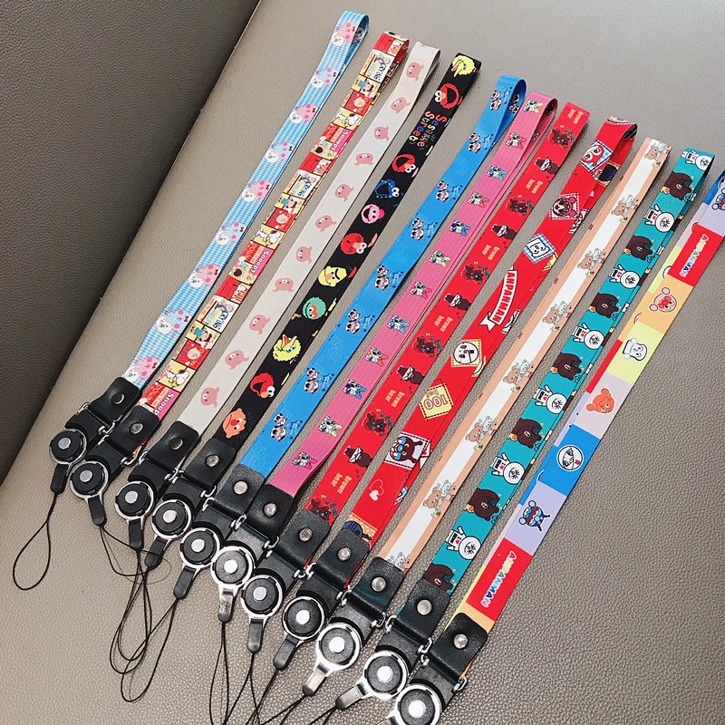 

Cell Mobile Phone Camera Cute Neck Lanyard Detachable Strap ID Card Key Ring Holder Mobile Phone Lanyard strap