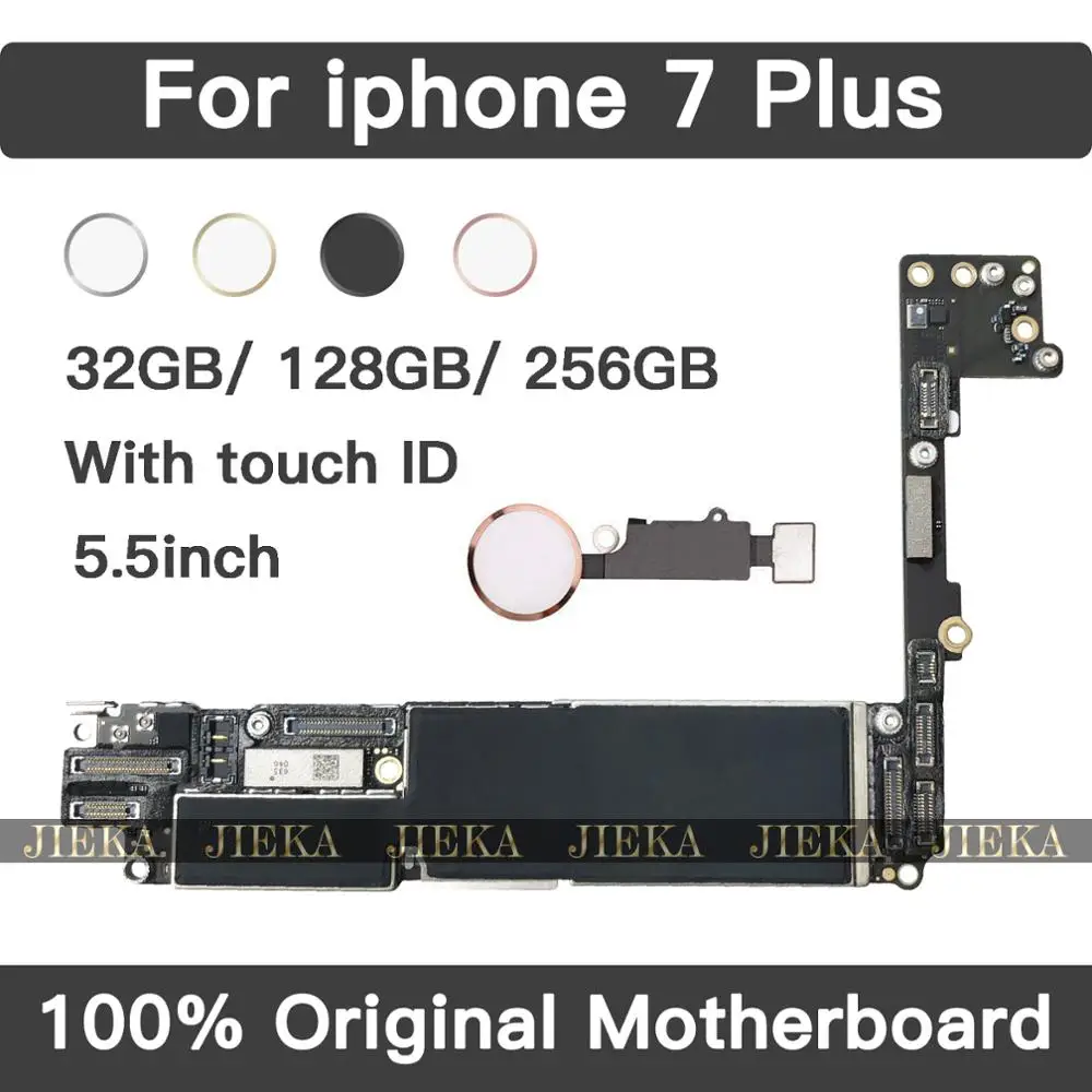Оригинальная материнская плата с заводской разблокировкой для iPhone 7 Plus 5 дюйма Touch