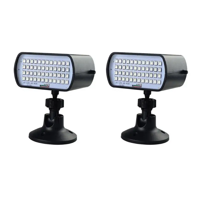 

Atotalof Full Color RGB 48 LED Stage Light Voice Activated KTV Flash Light