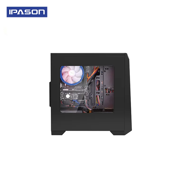 Цена IPASON A3 мини консоль для ПК игр с поддержкой Windows AMD Ryzen 3 2200G DDR4 4G 8G 120g SSD мини настольный компьютер win10 barebone система HDMI VGA