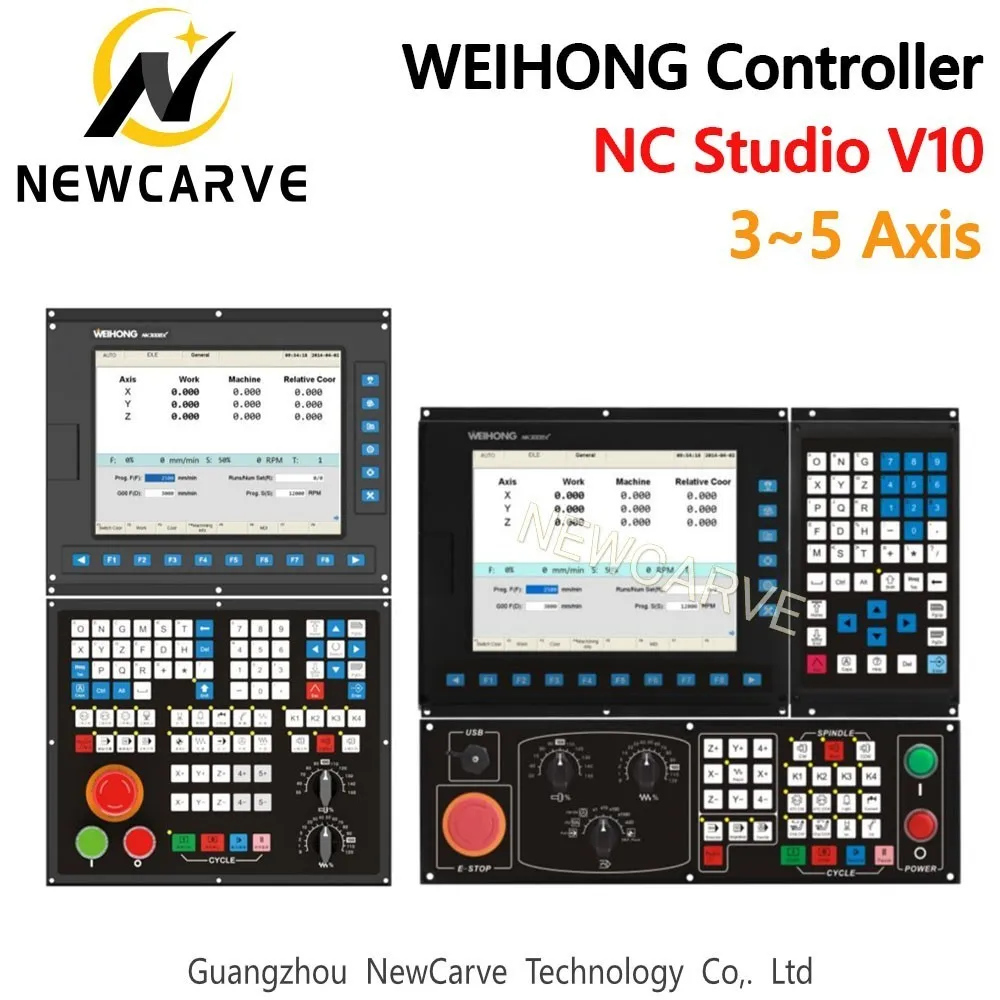 ЧПУ роутер WEIHONG Nc Studio V10 3 осевой 4 5 со встроенной картой управления фрезерный