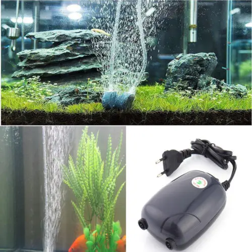 

Ultra Low Noise Aquarium Air Pump Fish Tank Mini Air Compressor Oxygen Pump Aquarium Fish Tank Oxygen Pump