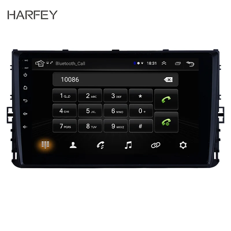 Harfey 2Din GPS Car Stereo Radio Android 8.1 9