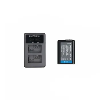

1pcs 1080mAh NP-FW50 NP FW50 NPFW50 Battery Akku + LCD Dual Charger for Sony Alpha a6500 a6300 a7 7R a7R a7R II a7II NEX-3 550D