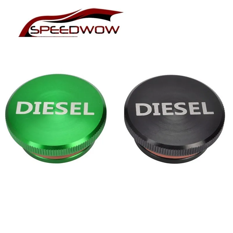 SPEEDWOW 1Pcs New Diesel Billet Aluminum Diesels Fuel Gas Cap