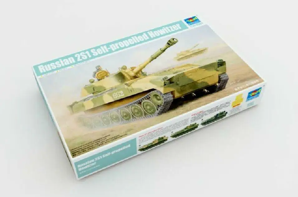Самоходный гаубиватель Trumpeter 1/35 05571 русский язык 2S1|Наборы для сборки моделей| |