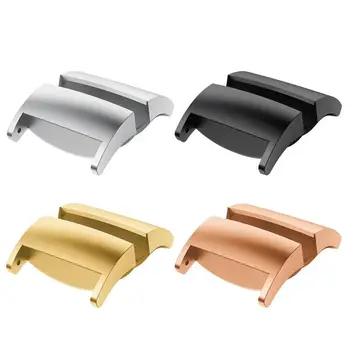 

2pcs Stainless Steel Wristbands Watch Strap Connectors for Fitbit Charge 3 watch band Silver/Black/Gold/Rose Gold