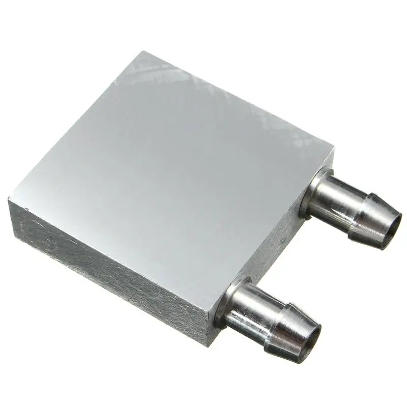 

Primary Aluminum alloy Water Cooling Block 40x40mm for Liquid Water Cooler Heat Sink System Silver Use For PC Laptop CPU