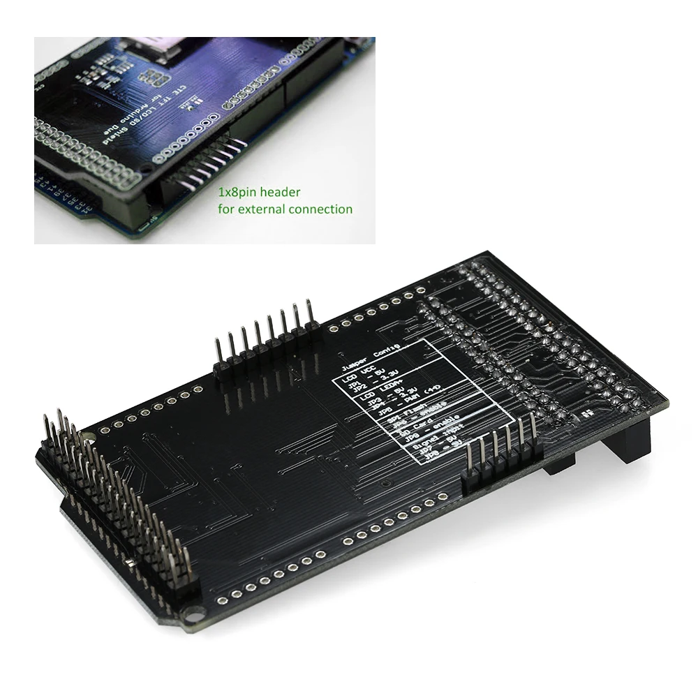 Плата расширения CTE TFT/SD карты 5 В для Arduino MEGA 2560 32/40 pin версия ЖК модуля SD 2 8 3