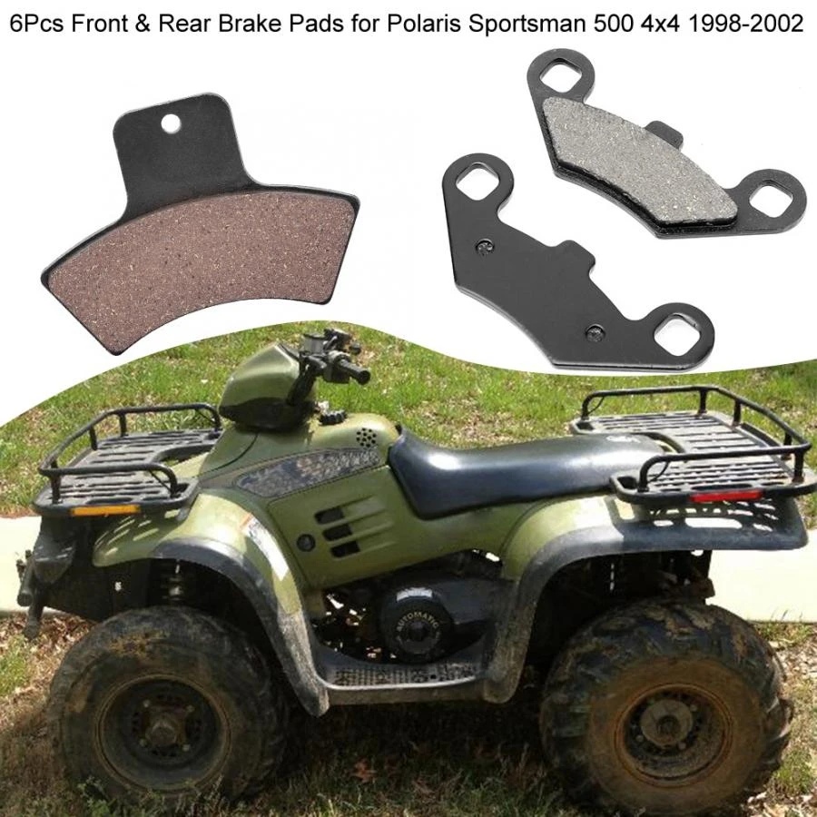 6pcs Front Rear Brake Pads Iron For Polaris Sportsman 500 4x4 1998 1999 00 01 02 Provide Exceptional Stopping Power Brake Disks Aliexpress