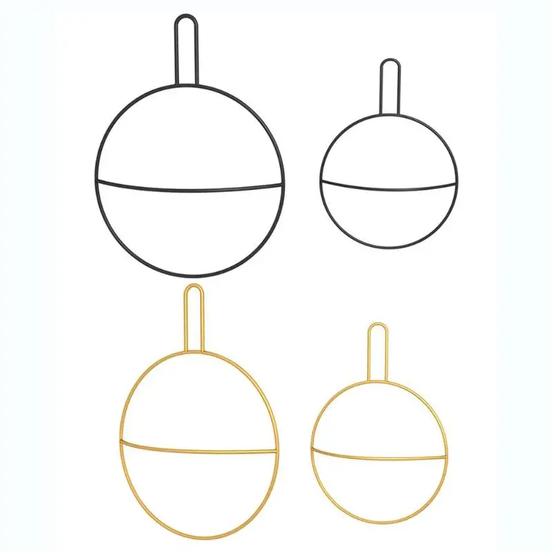 

Simple Round Metal Bathroom Towel Hanging Holder Wall Mounted Hanger Rack Home Storage Holder Racks