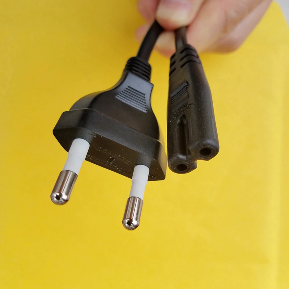 

1.6m Korea KR KC AC Power Cable C7 Figure 8 Power Extension Cord For Portable Radio Camera Charger Cable For PS4