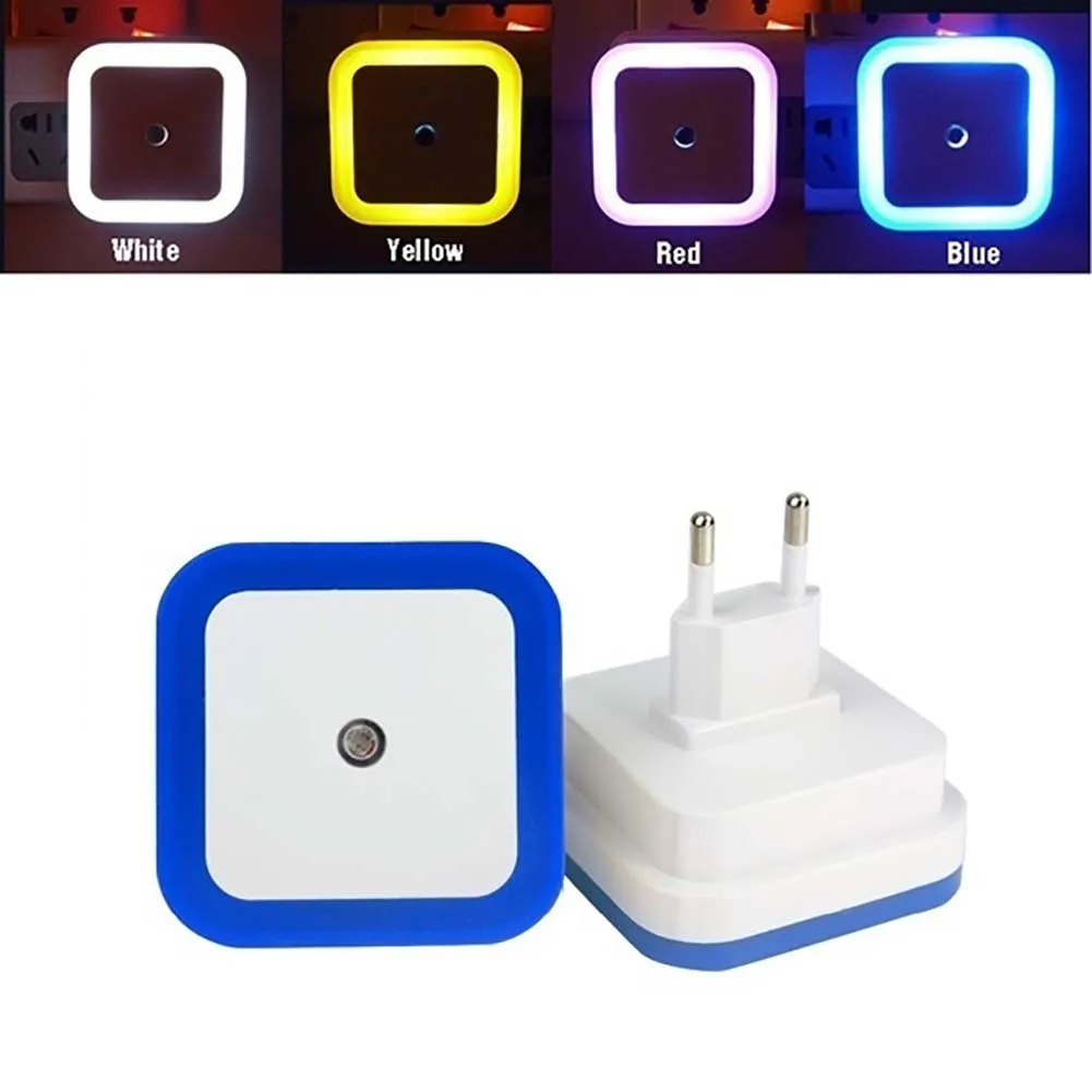 

110V 220V EU US Plug Energy Saving Lamp Mini Light Sensor Control LED Night Light For Home Room Lighting
